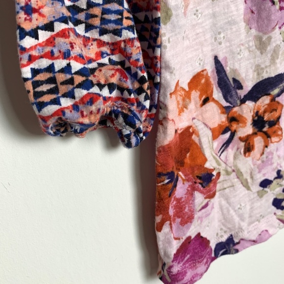 Anthropologie Akemi + Kin Ayana Peasant Floral Top - Picture 5 of 12